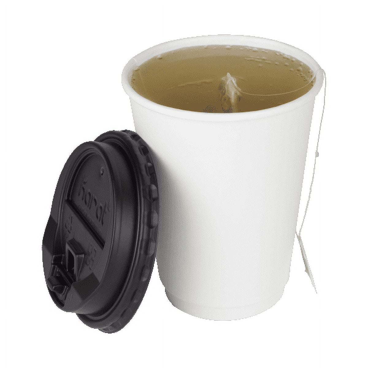 Karat 12oz Insulated Paper Hot Cups - White (90mm) - 500 ct