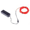 thumbnail image 1 of 02939 - Fil EL Rouge 2.3MM 3M avec Batterie 3V Onduleur, 1 of 1
