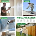 thumbnail image 5 of Airless Paint Sprayer, High-Pressure Electric Paint Spray Gun with Extension Rod, Thinning-Free Professional Painting Tool for Interior/Exterior Walls, Fences, Ceilings, Cabinets (Industrial Style), 5 of 8