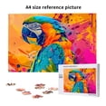 thumbnail image 6 of Rateoe Vibrant Parrot Splash Art Pattern Wooden Picture Puzzle ,1000 Piece Jigsaw Puzzle ,Family Fun Puzzle, Home Décor Puzzle, Gift Puzzle(Horizontal style), 6 of 9