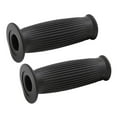 thumbnail image 4 of Pair Universal Motorcycle HandleBar Hand Sleeves 25mm Motorcycle Grip Retro Handlebar Black 22 24MM, 4 of 9
