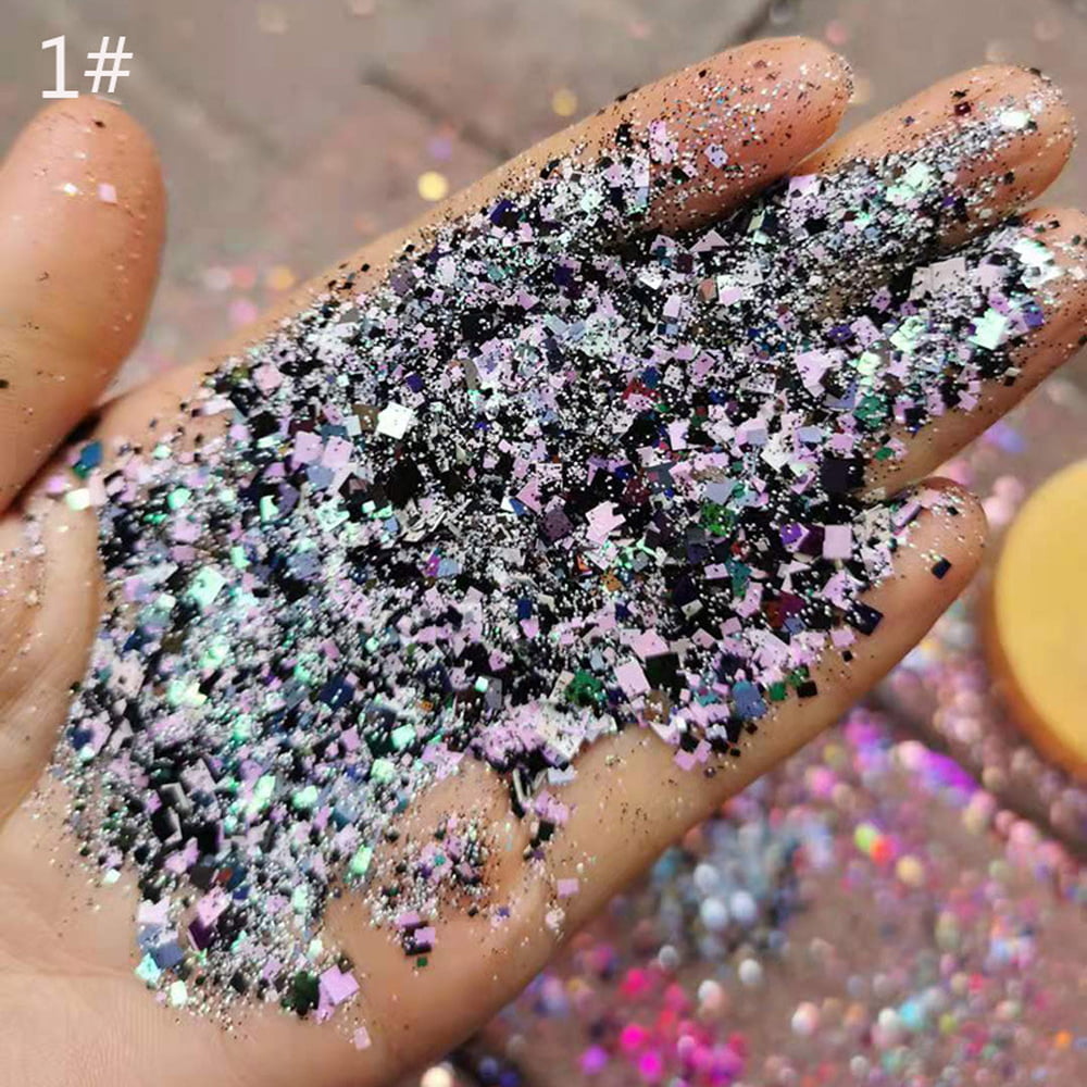 Nail Glitter Sequins Holographic Nail Art Manicure Decorations for