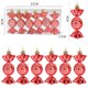 thumbnail image 3 of Adornos de dulces para el árbol de Navidad, bastones de caramelo rojos y dorados, piñas, decoración navideña para el hogar 2025, adorno para árbol de Navidad, 3 of 5