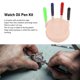 thumbnail image 3 of Juego De Bolígrafos De Engrasador Para Relojes, Kit De Bolígrafos De Aceite Para Relojes, Bolígrafo Ligero De 4 Piezas, 1 Plato Pequeño Para Relojes Para Relojero, 3 of 7