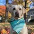 thumbnail image 2 of Dog Bandana 1 Pack,Blue Marble Gold Line Pattern Bandanas for Dogs,Cat Bandana,Small/ Large Dog Bandana 2 Size,Dog Bandanas, 2 of 6
