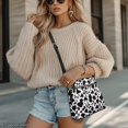 thumbnail image 3 of Yuyamidu Cow Print Bow Crossbody Bag Matching Wallet Set for Ladies Women PU Leather Shoulder Handbags Purse and Wallet Set Included Card Slots Holder for Travel, Shopping & Work, 3 of 8