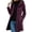Wine, variant on Fanshiluo Women's Hooded Mid Length Single Breasted Coat, Casual Outerwear with Pockets for Fall Winter,Size S-3XL