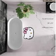 thumbnail image 3 of Hello Kitty Tufted Rug, 28" x 25", Cotton, White, Sanrio, 3 of 7