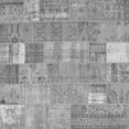 thumbnail image 1 of Ahgly Company Indoor Square Patchwork Gray Transitional Area Rugs, 4' Square, 1 of 1