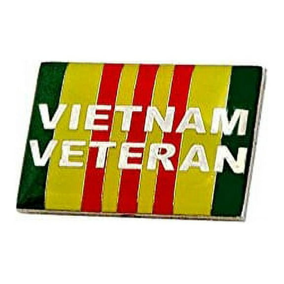 SET OF 3 Vietnam Veteran Ribbon Vets Military Lapel Hat Pins PPM7311