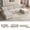 Beige, variant on Puremind Modular Sectional Sofa with Movable Ottoman, Convertible U Shaped Couch, Linen 6 Seater Free Combination Sleeper Sofa for Living Room, Dark Gray