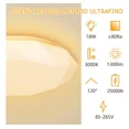 thumbnail image 2 of Lampara De Techo Sobreponer Led 18w Luminaria Plafon Aigostar Estructura Blanco, 2 of 8