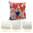 thumbnail image 4 of Awypu Valentines Day Love Heart Throw Pillows Cover Pink Valentine's Pillow Covers Mothers Day Wedding Decorative Pillow Case Gift for Girls Women Outdoor Bedroom Couch Sofa Decor, 4 of 5