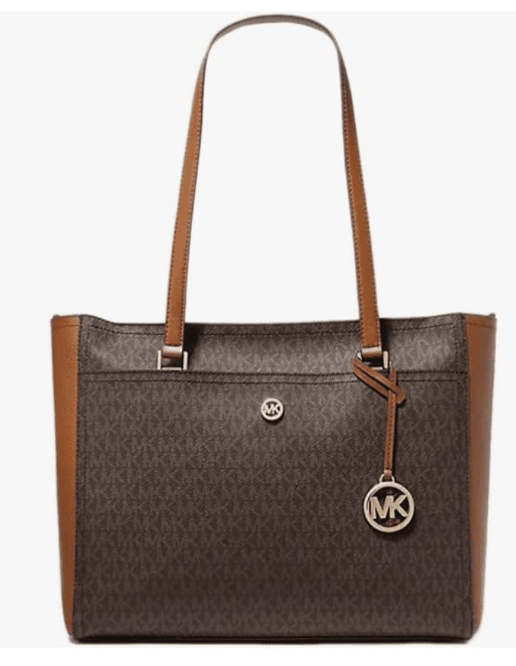 MICHAEL KORS Womens Maisie 3 In 1 Bundle Large Top Zip Tote Crossbody Pouch Wristlet