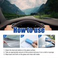 thumbnail image 4 of Car Glass Oil Film Cleaner, Clear Car Glass Cleaner with Sponge, Glass Cleaner for Home and Auto Windows Cleaning, Water Spot Remover for Glass Surfac, 4 of 5