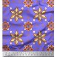 thumbnail image 1 of Soimoi Rayon Fabric Dot & Floral Decorative Decor Fabric Printed Yard 56 Inch Wide, 1 of 3
