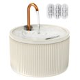 thumbnail image 1 of Fuente de agua para gatos MISFANS de cerámica, 2,1 L, pico de cobre, 1 of 6