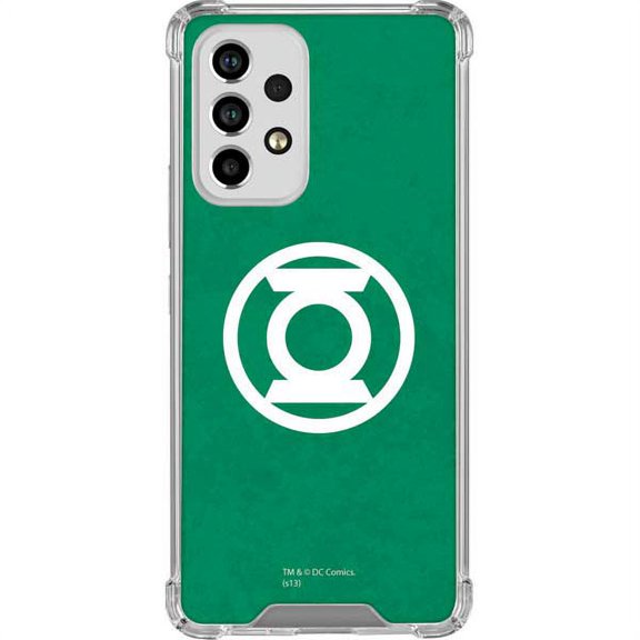 Skinit DC Comics Green Lantern Logo Green Galaxy A53 5G Clear Case
