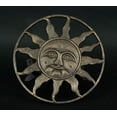 thumbnail image 4 of Zeckos Cast Iron Sun Face Wall Mounted Garden Hose Hanger Garden Decor, 4 of 7