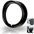 thumbnail image 6 of Headlight Trim Ring 7Inch Black Visor Type Motorcycle Trim Ring for Softail Street Glide Road Glide, 6 of 7