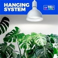 thumbnail image 5 of LED Grow Light Bulb with Timing and Hanging System, 25W Full Spectrum, 4H/9H/14H Timer, Hanging Grow Lights for Indoor Plants with 16.4FT Power Cord, Plug in Pendant Light for Plants, 5 of 6