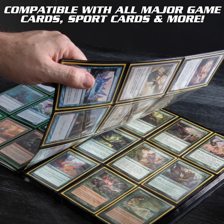 Mega Monster Binder Hard Cover XL Size - Twice as Large as a Standard 9  Pocket Trading Card Album with Huge 720 Card Capacity - Fits most TCG Games  - Walmart.com