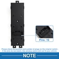 thumbnail image 4 of Interruptor de ventana eléctrica Unique Bargains No. 935701Y960 para el lado del conductor delantero del Kia Picanto en color negro, 4 of 7