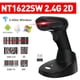 thumbnail image 4 of Lector de código de barras inalámbrico/cableado 1D 2D Lector de imágenes QR PDF417 Data Matrix Código de barras Pistola RS232 Bluetooth, 4 of 5