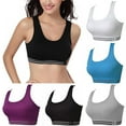 thumbnail image 1 of Women Quick Drying Sport Bra Padded Stretch Workout Fitness Bra Gym Training Running Tank Vest Underwear, 1 of 10