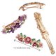 thumbnail image 2 of Pack de 4 pasadores decorativos con forma de flor para el pelo, accesorios de metal, pasadores a presión, horquillas para el pelo, coletas gruesas, moños, para mujer, de Casewin, 2 of 5