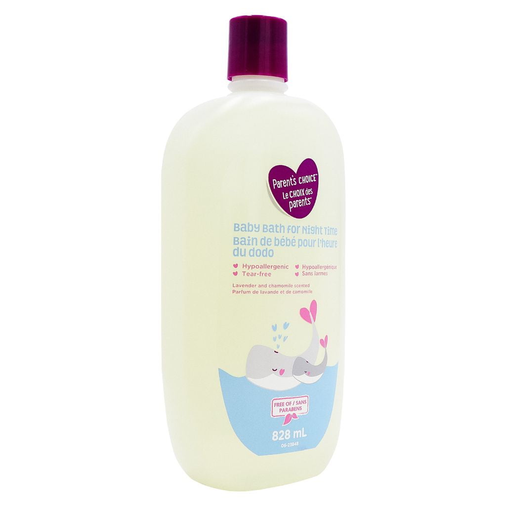 Parents Choice Bain de bebe pour l'heure du dodo, 828ml Bain de nuit