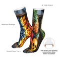 thumbnail image 4 of Fuzoiu Halloween Fruit Platter Print Crew Socks,Casual Athletic Gym LightWeight Thin Socks,Casual Crew Socks for Men Woman,Calf Length Crew Socks, 4 of 7