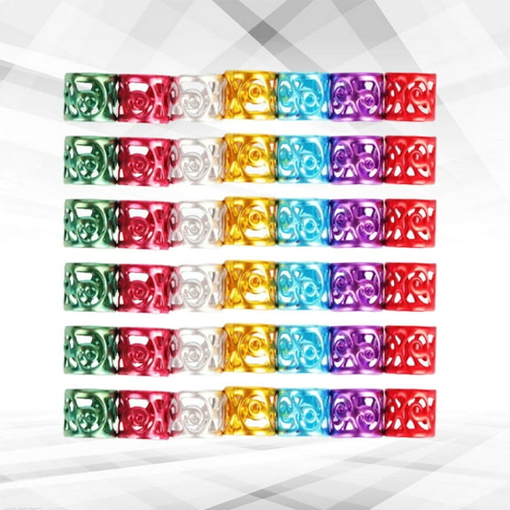 LULULION Dreadlocks Braiding Beads Assorted Color Easy to Bend for Decor