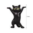 thumbnail image 3 of Portalápices De Gato Portalápices de gato de dibujos animados, escultura de gatito bailando de resina, decoración para el hogar y la oficina (E), 3 of 4