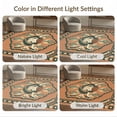 thumbnail image 7 of ODIKA 9'x12' Cowboy Folk Cow Stepped Border Skull Hat Southwestern Unicorn Washable Area Rug None for Great Room, Indoor Concept, Large Living Low Pile, Flatwoven, 7 of 7