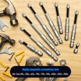 thumbnail image 4 of 9 Pack Heavy Duty Screwdriver Bits Set - 25 to 150mm Magnetic Tip Drill Bits | Anti-Slip K5 Design for Tight Spaces & Precision Work, 4 of 7