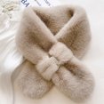 thumbnail image 1 of Bufanda de felpa cálida de invierno, bufanda cálida de invierno, bufanda cálida de otoño e invierno para fiestas, citas, esquí, bufanda de felpa gruesa y duradera de moda para mujer,, 1 of 1