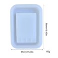 thumbnail image 3 of Clear Quicksand Cartoon Silicone Molds Resin Casting Shaker Mold Resin Epoxy Molds for DIY Crafts Pendant Jewelry Making, 3 of 4