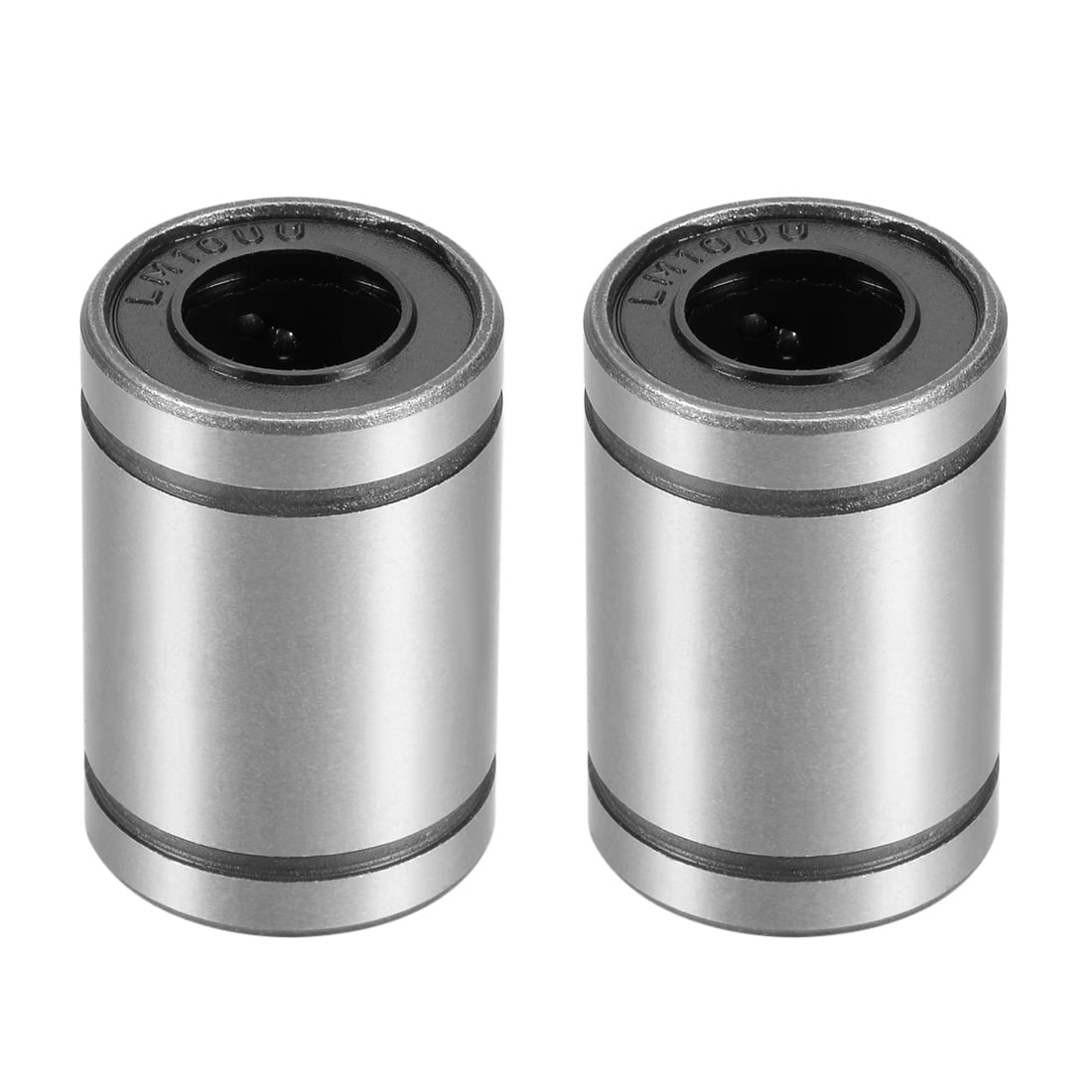 19mm OD 29mm Length Pack of 2 10mm Bore Dia uxcell LM10UU Round Flange Linear Ball Bearings 