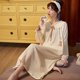 thumbnail image 2 of Camisón de algodón para mujer, primavera y otoño, manga larga, estilo coreano, pijamas estilo princesa de hadas, ropa de hogar de talla grande para mujer, otoño e invierno, estilo palacio, 2 of 6