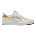 thumbnail image 1 of Tenis Reebok Mujer Club C 85 Blanco Naranja Casual marron 4 MX, 1 of 6