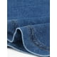 thumbnail image 5 of Falda de Mezclilla con Fishtail Dobladillo para Mujer Falda Vaquera de Volantes de Cintura Alta Azul oscuro M, 5 of 6