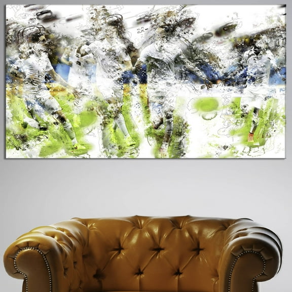 Design Art European Football, 32" x 16"