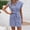 Blue, variant on pstuiky Jumpsuits for Women, Solid Color Loose Short Outfits for Vacation with Pockets Comfy Rompers for Women Black L