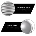 thumbnail image 3 of BRIGHTFUFU 12 piezas de baño creativo sal de sal de sal moldes de bolas semicirculares moldes de aleación de aluminio, 3 of 8