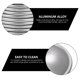 thumbnail image 3 of BRIGHTFUFU 12 piezas de baño creativo sal de sal de sal moldes de bolas semicirculares moldes de aleación de aluminio, 3 of 8
