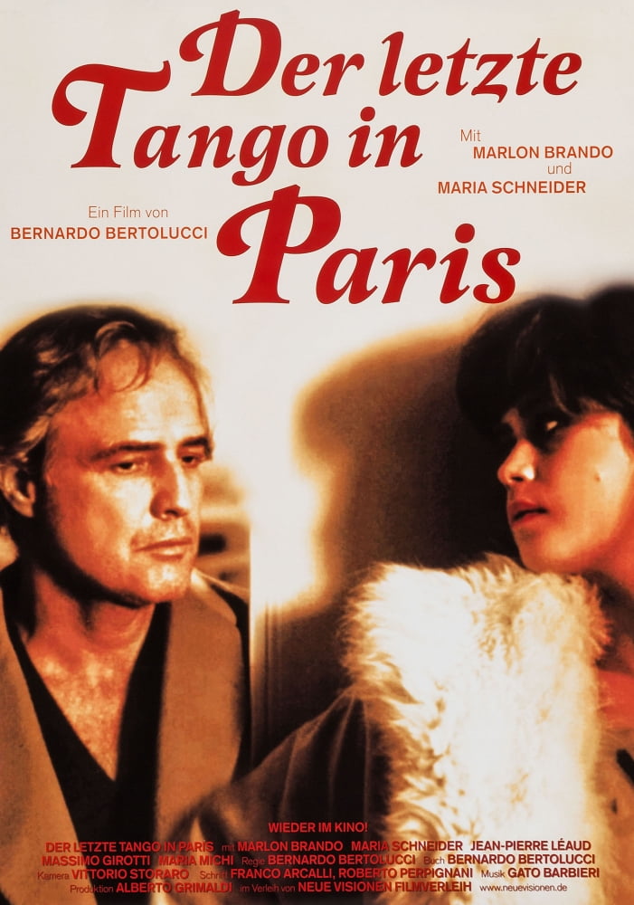 Last Tango In Paris Aka Der Letzte Tango In Paris German Poster Art From Left Marlon Brando