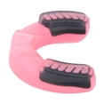 thumbnail image 2 of Protector bucal deportivo para niños, protección dental para baloncesto, boxeo, taekwondo (talla pequeña), color rosa, 2 of 14