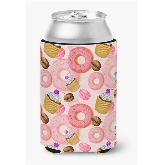Watercolor Sweet Pastries Can or Bottle Hugger