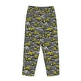 thumbnail image 7 of Fotbe Modern Yellow Excavator Women's Pajama Pants,Sleepwear Pants,Pj Bottoms Drawstring And Pockets-Large, 7 of 7